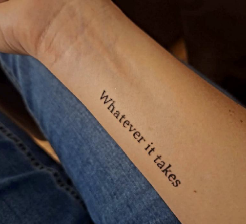 Whatever it takes