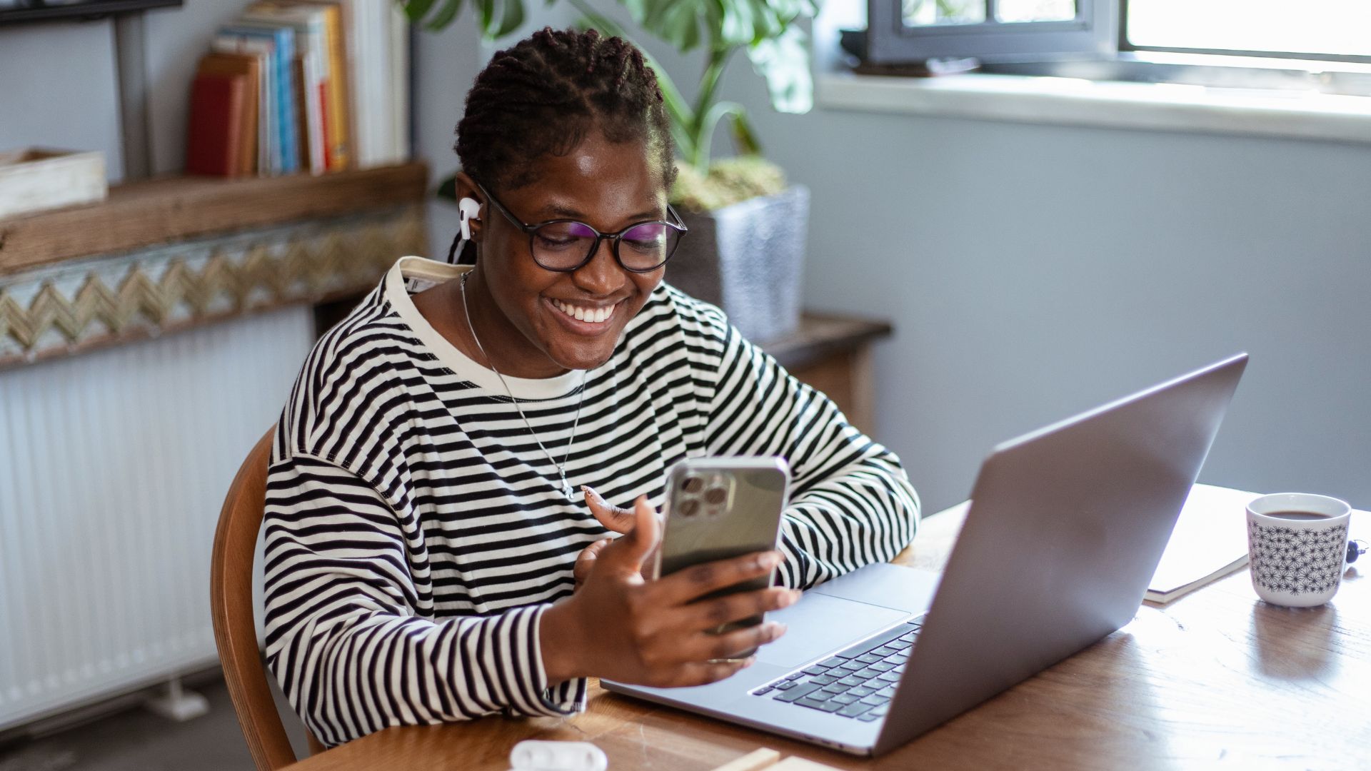 A student studying for the notarial practice exam