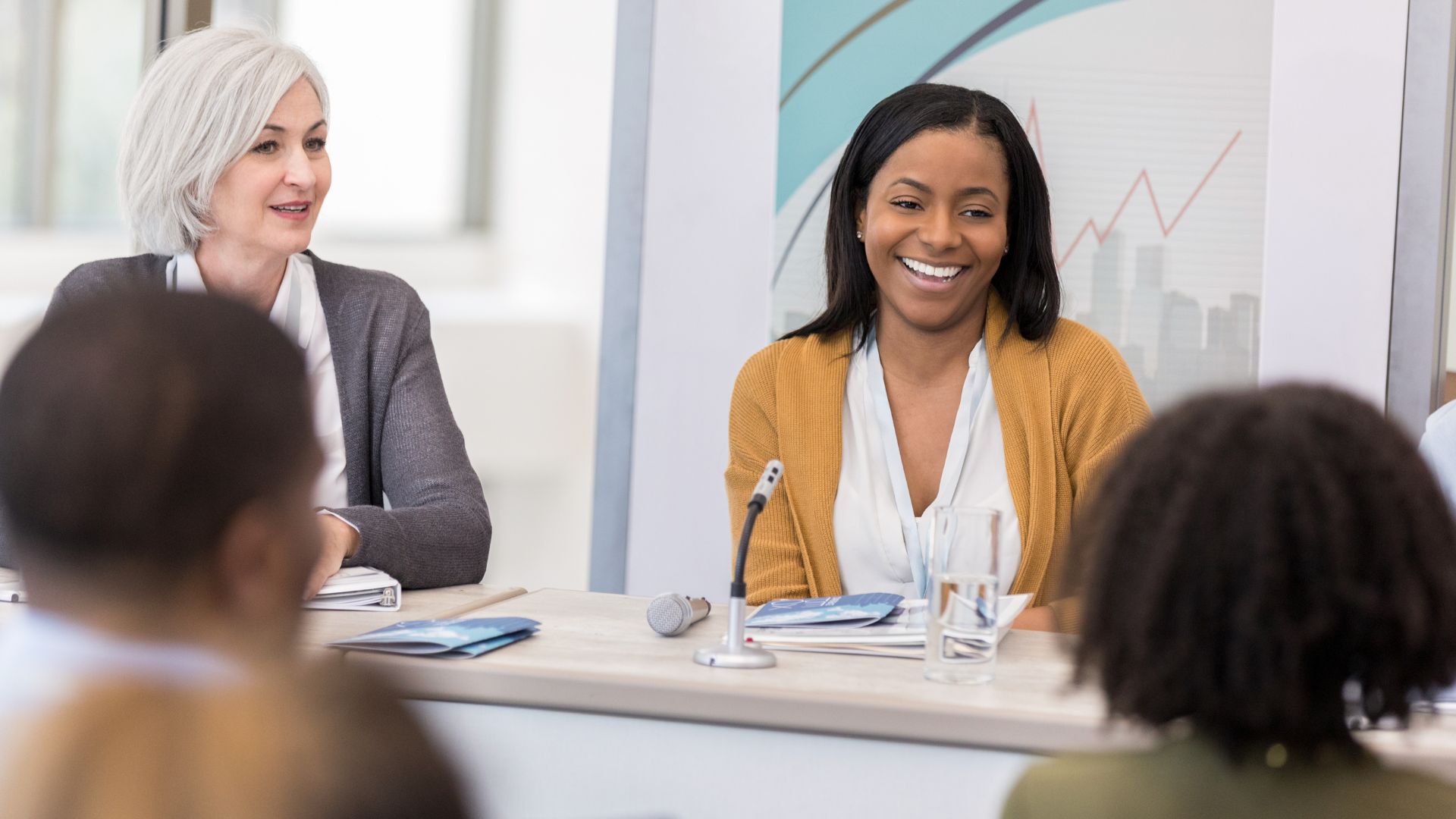 A student taking the oral exam portion of the conveyancing examination