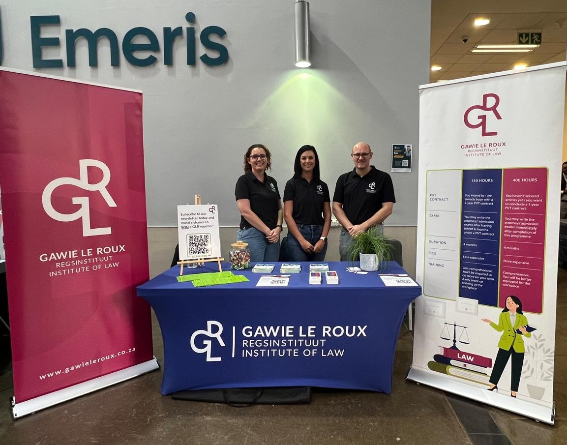 The Gawie le Roux team at an Emeris career fair