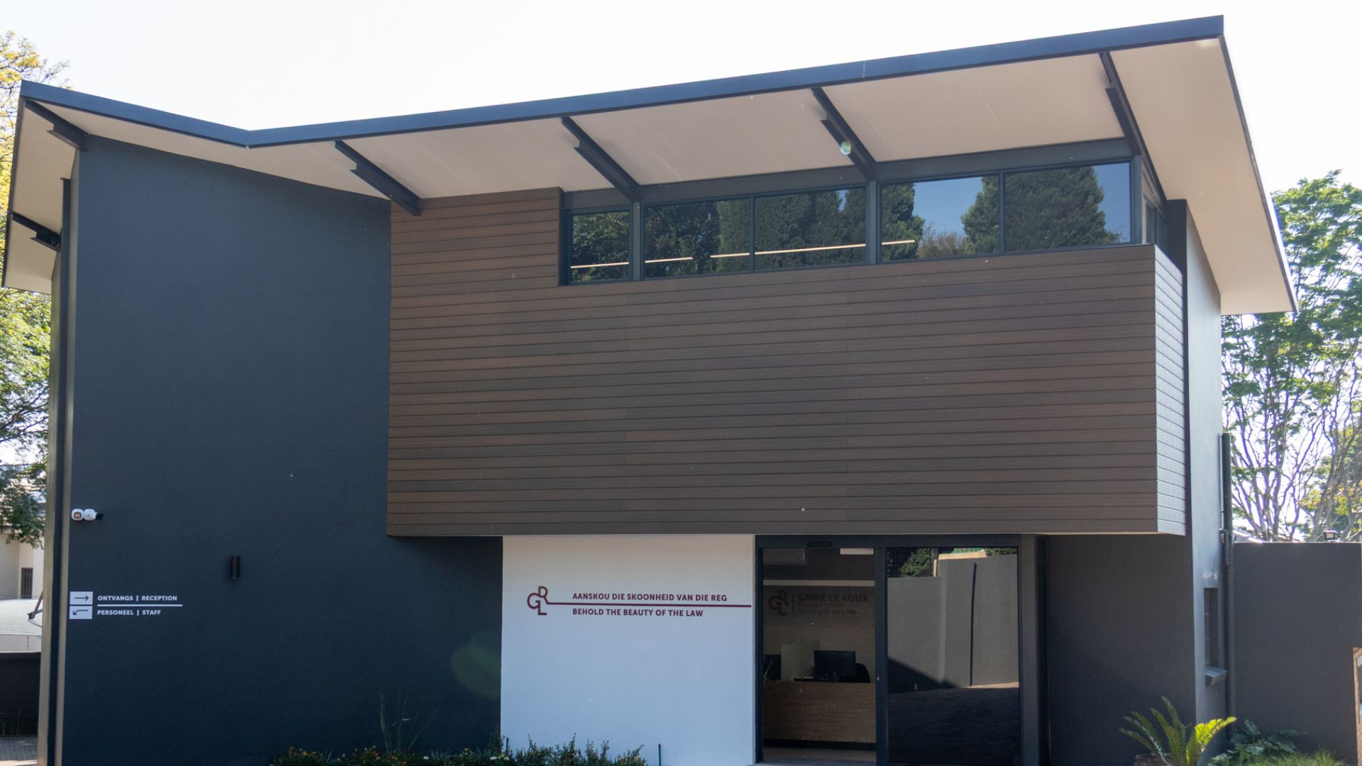 The offices of Gawie le Roux in Pretoria